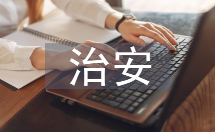 治安問(wèn)題及對(duì)策